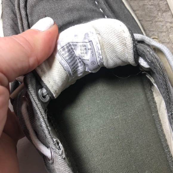 Men’s Dexter Comfort Boat Shoes Size 7 Gray White - Picture 5 of 5